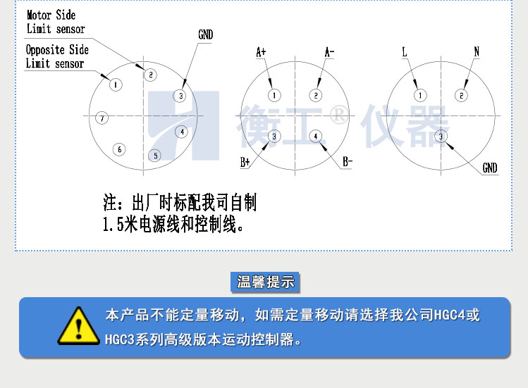 衡工HGC301F面板控制式單軸控制器