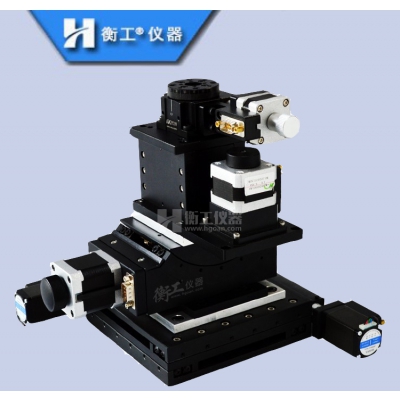 五維電動位移臺精密實驗光學儀器電控制調(diào)整旋轉(zhuǎn)俯仰多軸滑工作臺